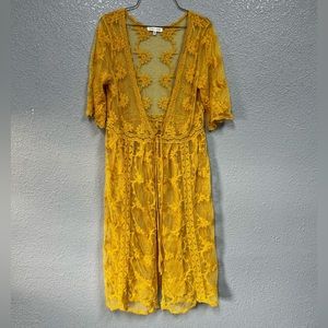 WOVEN HEART Lace Duster